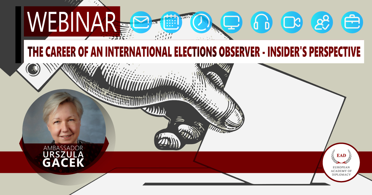 The career of an international elections observer – insider’s perspective online webinar