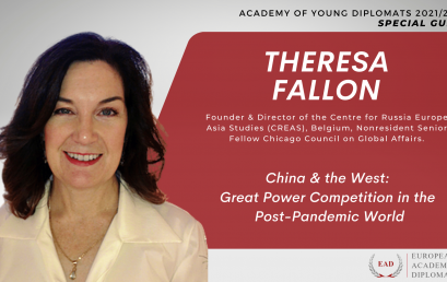 Special Guest – Theresa Fallon at the Academy of Young Diplomats 2021/2022