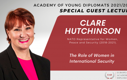 Special Guest – Clare Hutchinson at the Academy of Young Diplomats 2021/2022